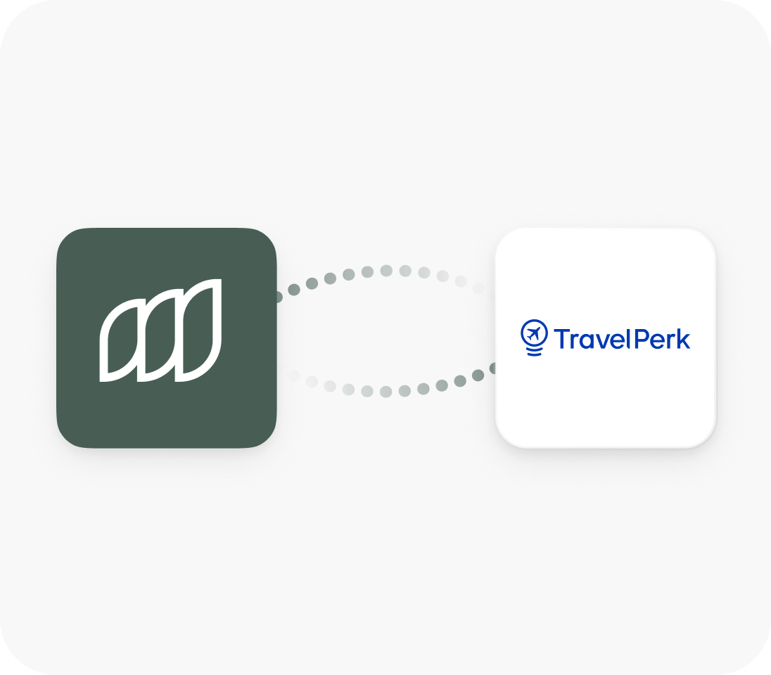 Moss and Travelperk logos